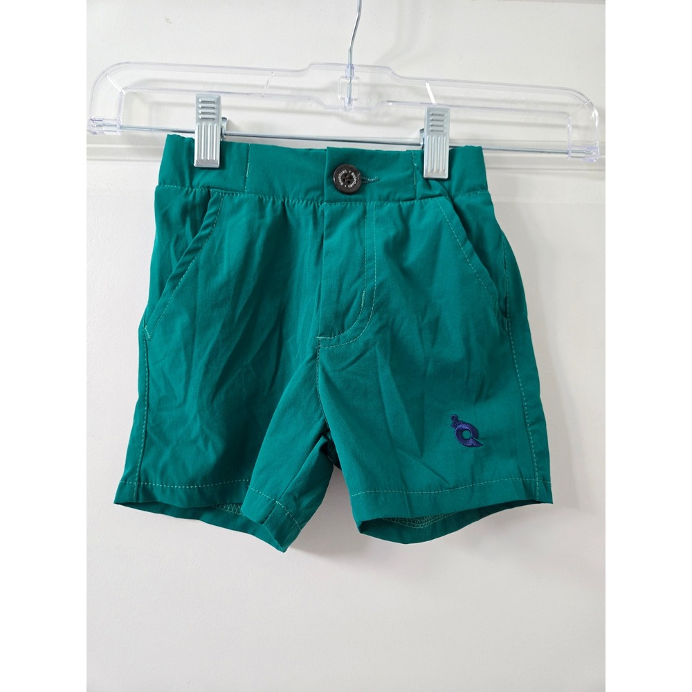 Blue Quail Clothing Co Kids Emerald Green UPF 50+ Performance Shorts Size 2T